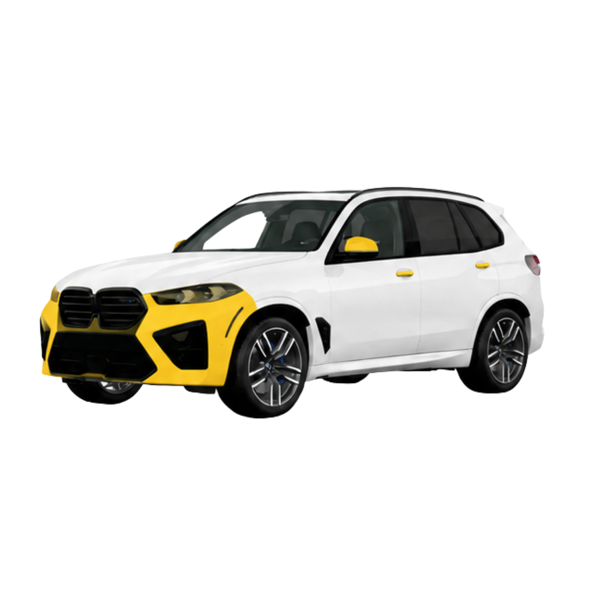 Partial Front PPF coverage on vehicle
